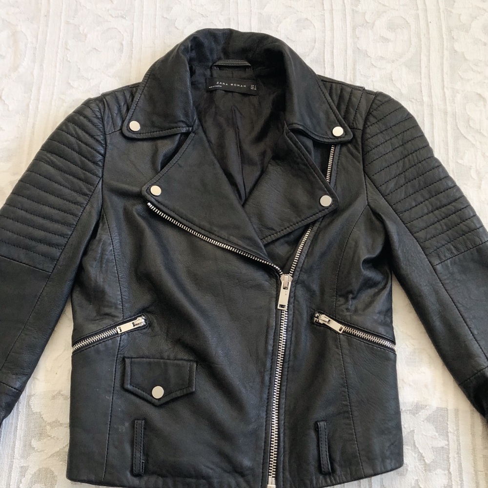 ZARA leather jacket